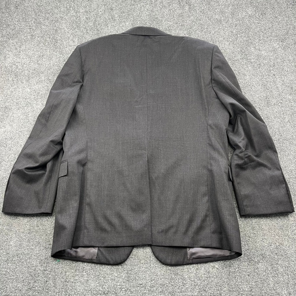 Brooks Brothers 1818 Regent Blazer Mens 44R Charcoal Gray Estrato Wool Italy - Picture 2 of 8